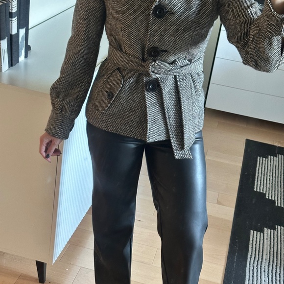 Halogen wool button up trench coat - Picture 5 of 5